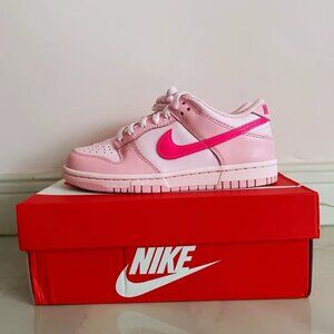 Cute Pink Nike Dunk Low - Brand New in Box